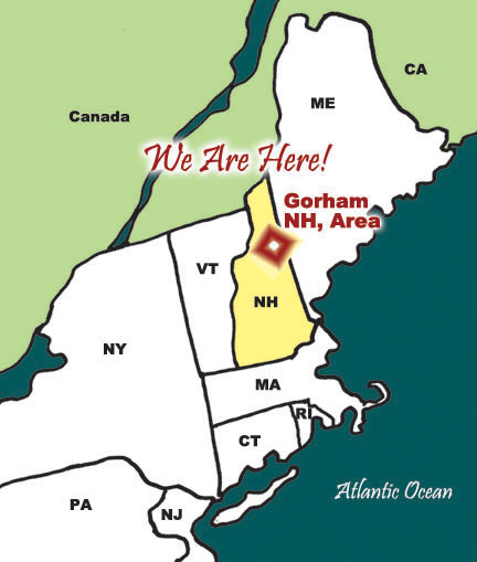 Gorham Map of New England