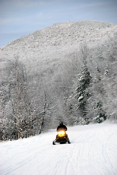 snowmobiling in the Gorham NH area